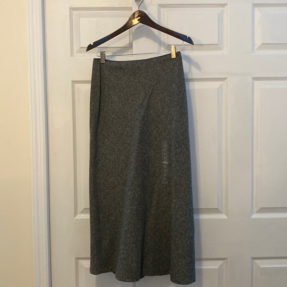 Gray Maxi Skirt